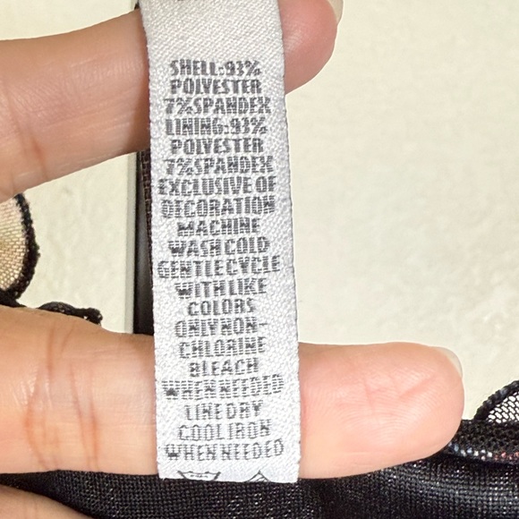 American Rag Large Black Floral Dress Sheer Sleeve Boho Maxi Vintage Chic Long - Picture 15 of 15